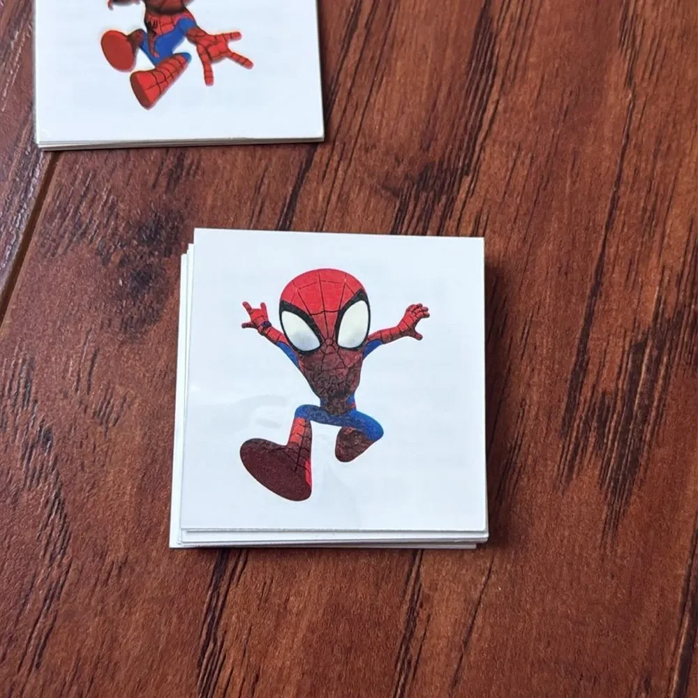 NWT (34) Spiderman Spidey Temporary Tattoos Kids Party Favors
